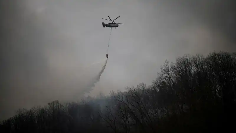 Güney Kore'de Yangın Söndürme Helikopteri Düştü: Korkunç Kaza Sonrası Bir Ölü