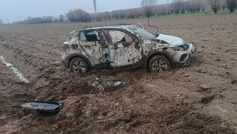 Şarampole Devrilen Araçta İki Kişi Yaralandı, Yaralıların Durumu Nedir?