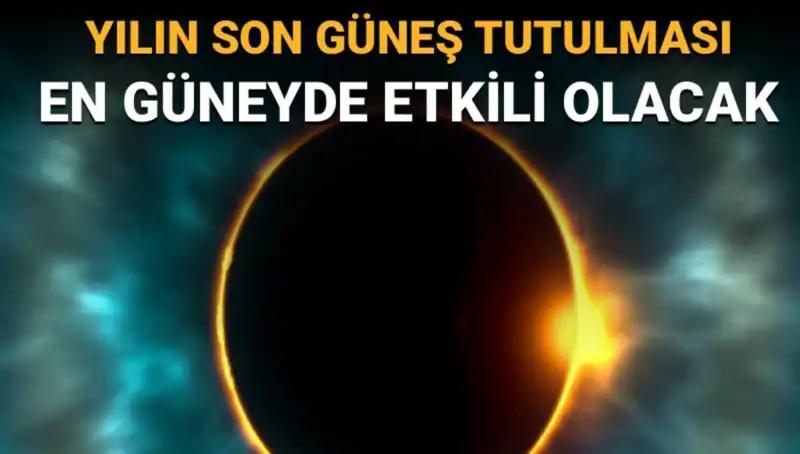 Eylül'de Yılın Son Güneş Tutulması: Ay Güneş'in Yüzde 85'ini Örtecek!
