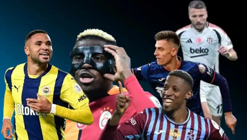 Süper Lig'in Gol Krallığı Yarışı: Osimhen, Banza ve En-Nesyri'nin Güncel Durumu