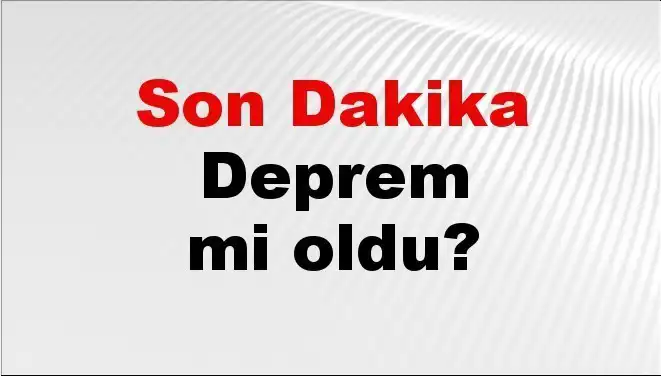 Muğla'da Son Dakika Deprem: Sarsıntının Detayları ve İlk Açıklamalar
