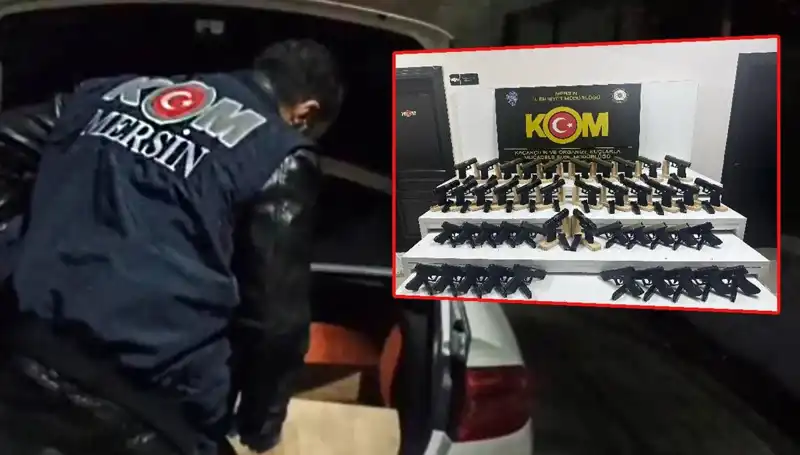 Mersin'de Ele Geçirilen Araç: Otomobil Yerine Silah Deposuyla Şok!
