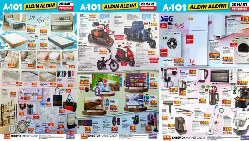 A101 Aktüel Kataloğu ile Yenilikler Kapınıza Geliyor!
