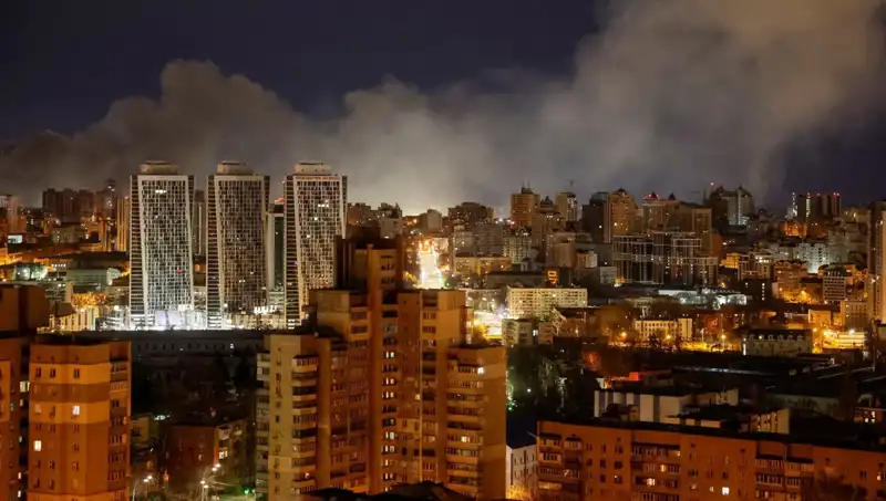 Ukrayna'nın Başkenti Kiev'de Rusya'nın Saldırısı: 3 Yaralı
